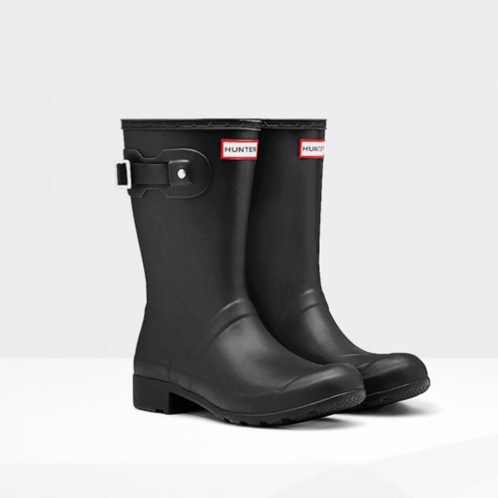 Mid calf hunter boots